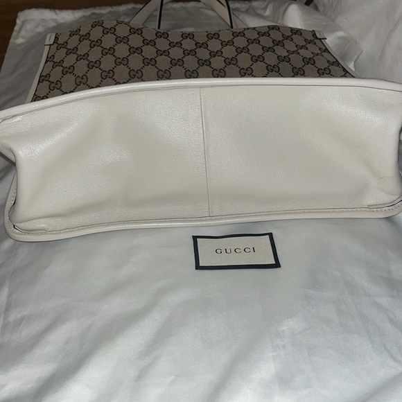 Gucci Beige 1955 Horsebit Medium Tote Bag - Picture 3 of 4